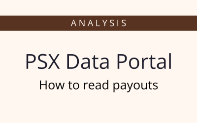 psx data portal payouts