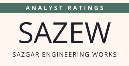 SAZEW- ANALYST RATINGS