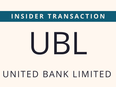 UBL - Insider Transaction