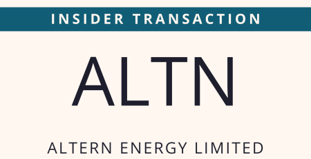 ALTN - Insider Transaction