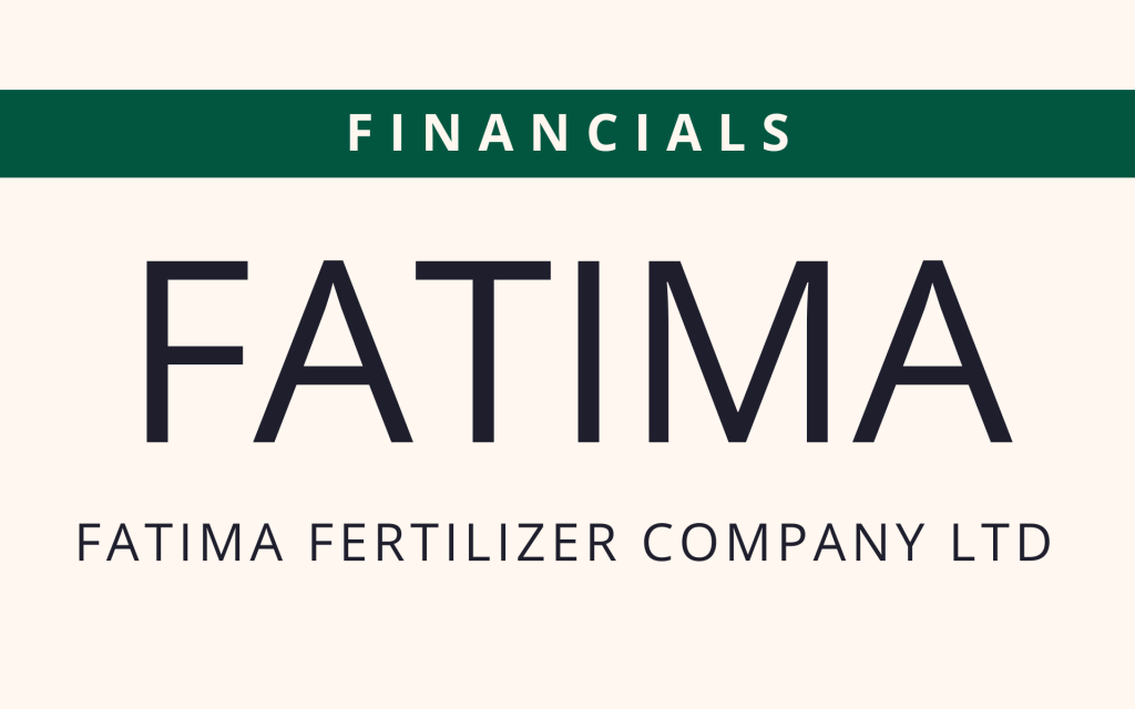 Fatima Fertilizer Company Limited announces Q1 financial results ...