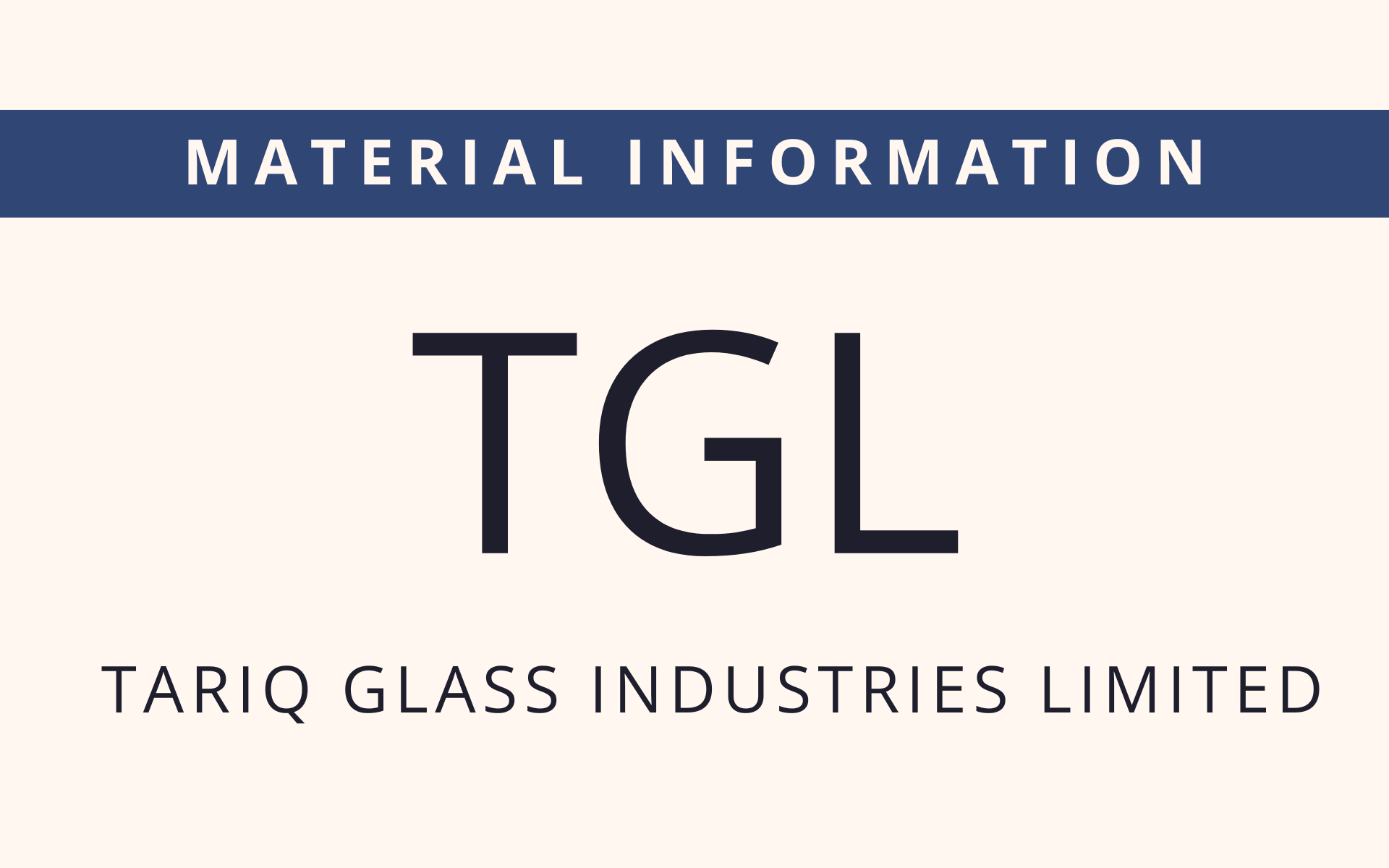 TGL - Material Information
