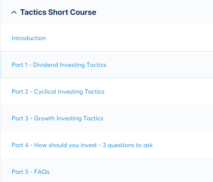 short course investkaar
