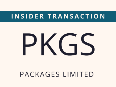 PKGS - Insider Transaction