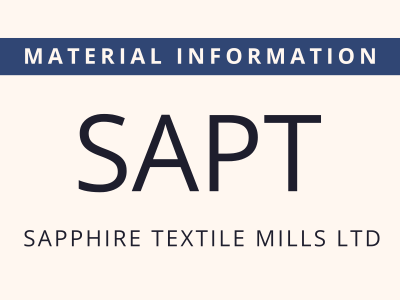 SAPT - Material Information