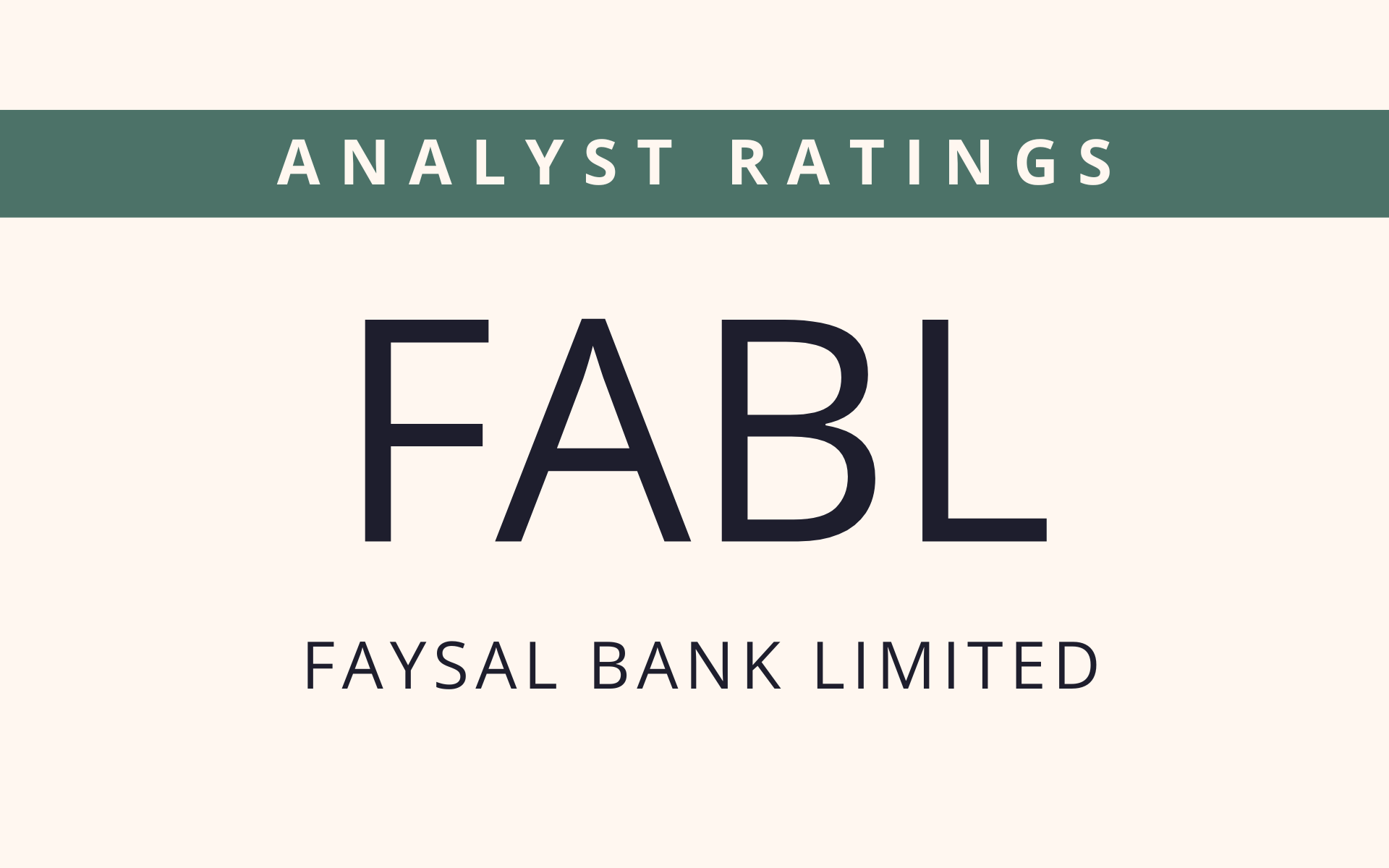 FABL - ANALYST RATINGS