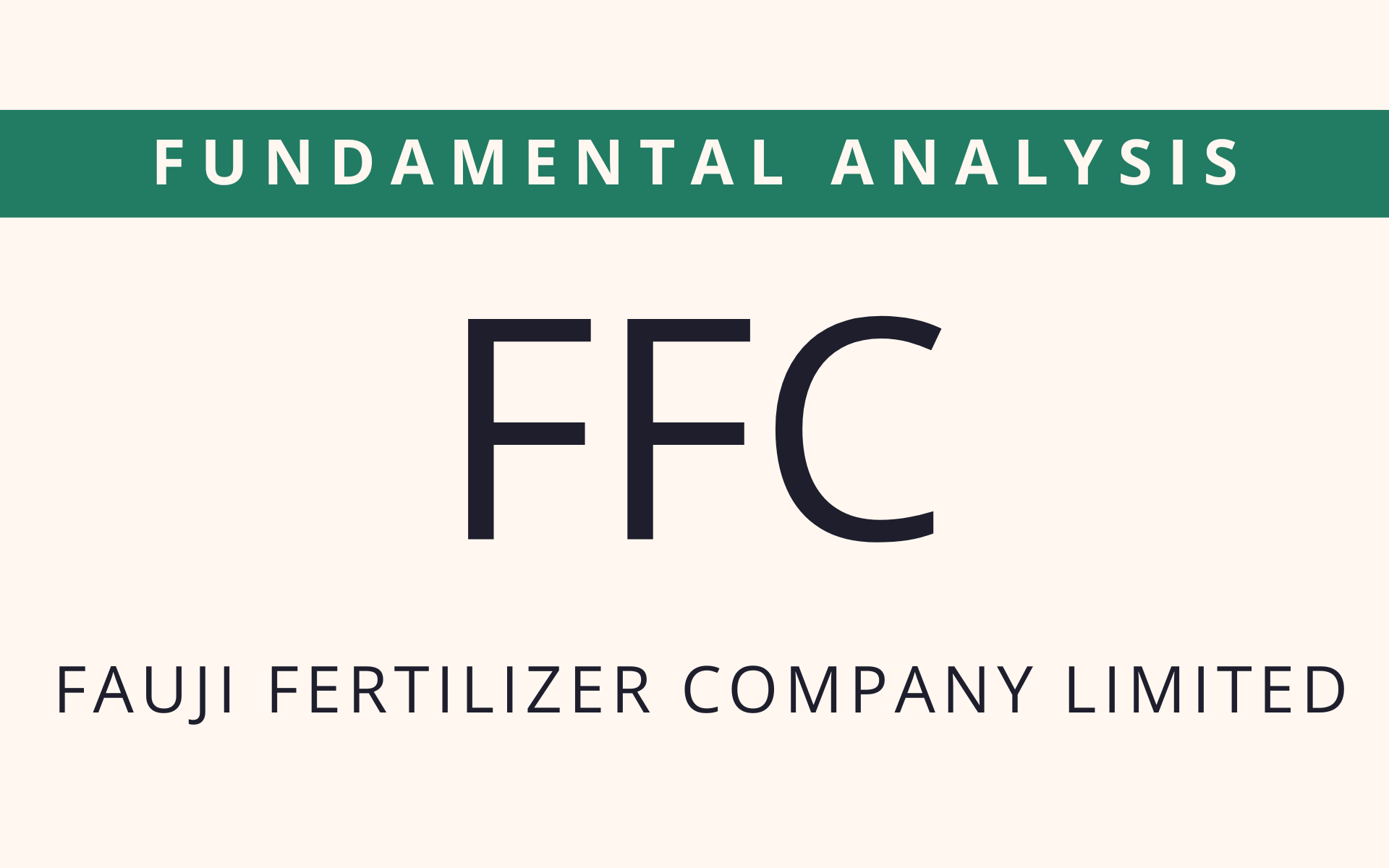 FFC - FUNDAMENTAL ANALYSIS